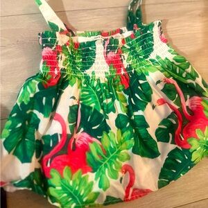 Janie and Jack Flamingo Print Top